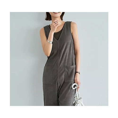 【スタイルデリ/STYLE DELI】のパイル地リラックスサマーサロペット 人気、トレンドファッション・服の通販 founy(ファニー) 　ファッション　Fashion　レディースファッション　WOMEN　ワンピース　Dress　サロペット　Salopette　インナー　Inner　カットソー　Cut And Sew　カーディガン　Cardigan　サロペット　Overalls　ジャケット　Jacket　ストレッチ　Stretch　タオル　Towel　タンク　Tank　チューブ　Tube　デニム　Denim　なめらか　Smooth　ハンカチ　Handkerchief　バランス　Balance　フロント　Front　ポケット　Pocket　半袖　Short Sleeve　ヨガ　Yoga　夏　Summer　旅行　Travel　エレガント 上品　Elegant　other-2|ID: prp329100004563644 ipo3291000000032272348