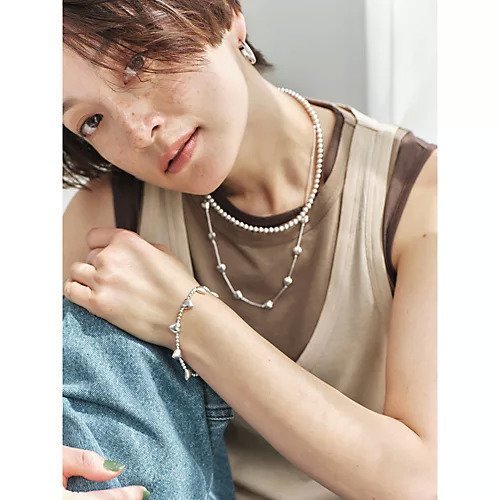 【アルポ/Harpo】のハートシルバーブレスレット 人気、トレンドファッション・服の通販 founy(ファニー) 　ファッション　Fashion　レディースファッション　WOMEN　ジュエリー　Jewelry　ブレスレット　Bracelets　シルバー　Silver　チェーン　Chain　ブレスレット　Bracelet　人気　Popularity　other-2|ID: prp329100004563675 ipo3291000000032272673