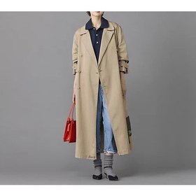 【マディソンブルー/MADISONBLUE】 TRENCH COAT C/L人気、トレンドファッション・服の通販 founy(ファニー) ファッション Fashion レディースファッション WOMEN アウター Coat Outerwear コート Coats トレンチコート Trench Coats イラスト Illustration トレンチ Trench プリント Print ヴィンテージ Vintage |ID:prp329100004563693