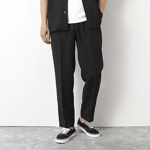 【ノーリーズ グッドマン/NOLLEY'S goodman / MEN】の《セットアップ対応》《EVALET》吸水速乾 ストレッチ イージーパンツ 25SS インテリア・キッズ・メンズ・レディースファッション・服の通販 founy(ファニー) 　ファッション　Fashion　メンズファッション　MEN　ボトムス　Bottoms/Men　2025年　2025　2025春夏・S/S　Ss,Spring/Summer,2025　ウォッシャブル　Washable　サンダル　Sandals　ストレッチ　Stretch　スニーカー　Sneakers　セットアップ　Set Up　テーパード　Tapered　ポロシャツ　Polo Shirt　メッシュ　Mesh　リラックス　Relax　吸水　Water Absorption　ブラック|ID: prp329100004563699 ipo3291000000032272890