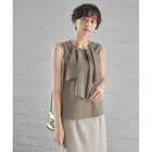 【スタイルデリ/STYLE DELI】のラッフルドレープノースリーブブラウス モカグレー|ID: prp329100004565330 ipo3291000000032286381