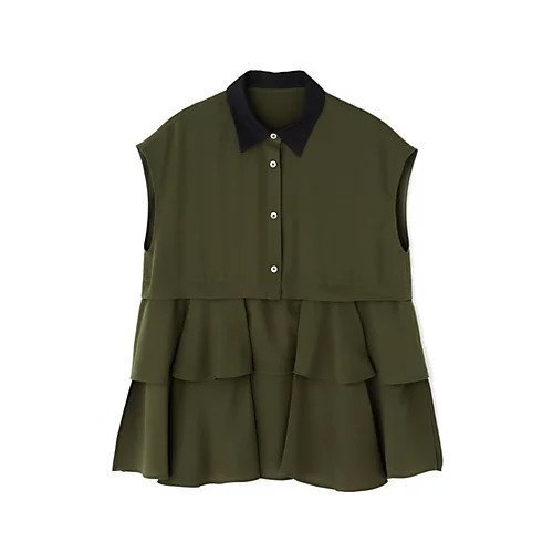 【アドーア/ADORE】のドライタッチジョーゼットブラウス インテリア・キッズ・メンズ・レディースファッション・服の通販 founy(ファニー) 　ファッション　Fashion　レディースファッション　Fashion for Women　トップス・カットソー　Cut & Sew Tops　シャツ・ブラウス・オフィスカジュアル　Elegant Blouses & Button-Ups　おすすめ　Recommended / Our Picks　スタンダード　Standard, Basic　ストレッチ　Stretch, Stretchy Fabric　セットアップ　Set-Up, Coordinated Outfit　フィット　Fit, Slim Fit　ペプラム　Peplum, Flared Hem　ルーズ　Loose, Oversized　夏　Summer　春　Spring　S/S・春夏　SS, Spring/Summer, Warm Season　ビジネス 仕事 通勤　Business / Work / Commuting　カーキ|ID: prp329100004565335 ipo3291000000032286420