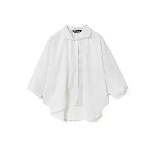【ミズイロ インド/mizuiro ind】のドットギャザードルマンシャツ インテリア・キッズ・メンズ・レディースファッション・服の通販 founy(ファニー) 　ファッション　Fashion　レディースファッション　WOMEN　トップス・カットソー　Tops/Tshirt　シャツ/ブラウス　Shirts/Blouses　ドット　Dot　ベーシック　Basic　エレガント 上品　Elegant　人気　Popularity　オフホワイト|ID: prp329100004565340 ipo3291000000032286460