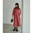 【スタイルデリ/STYLE DELI】の綾織りハイネックワンピース ブラッドオレンジ|ID: prp329100004565365 ipo3291000000032286700