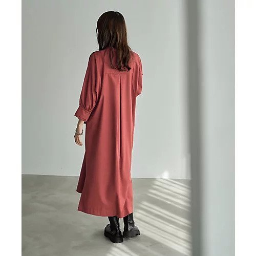 【スタイルデリ/STYLE DELI】の綾織りハイネックワンピース 人気、トレンドファッション・服の通販 founy(ファニー) 　ファッション　Fashion　レディースファッション　Fashion for Women　ワンピース　Dresses　アンティーク　Antique-Inspired　イエロー　Yellow　オレンジ　Orange　春　Spring　カフス　Cuff Design　ギャザー　Gathered, Ruffled　今季　This Season, Current Season　スタンド　Stand Collar, Upright Stand　スニーカー　Sneakers, Trainers　スリット　Slit, Slit Detail　ダメージ　Distressed, Destroyed　ハイネック　High Neck, Mock Neck　フォルム　Silhouette, Form　ブルゾン　Blouson, Bomber Jacket　ペチコート　Petticoat, Underskirt　ポケット　Pocket, Pocket Detail　ミックス　Mix, Mixed Style　リラックス　Relax, Relaxed Fit　おすすめ　Recommended / Our Picks　other-3|ID: prp329100004565365 ipo3291000000032286704