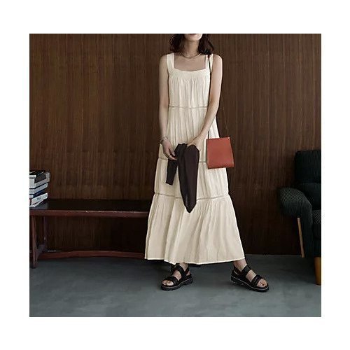 【スタイルデリ/STYLE DELI】の楊柳ティアードロングワンピース インテリア・キッズ・メンズ・レディースファッション・服の通販 founy(ファニー) https://founy.com/ ファッション Fashion レディースファッション Fashion for Women ワンピース Dresses イエロー Yellow 秋 Autumn くるぶし Ankle-Length カーディガン Cardigan, Knitwear ギャザー Gathered, Ruffled スクエア Square, Square Shape スリット Slit, Slit Detail ダメージ Distressed, Destroyed フォルム Silhouette, Form ポケット Pocket, Pocket Detail ループ Loop, Loop Knit レース Lace, Lace Fabric ロング Long, Long-Length おすすめ Recommended / Our Picks 夏 Summer |ID: prp329100004565373 ipo3291000000032286759