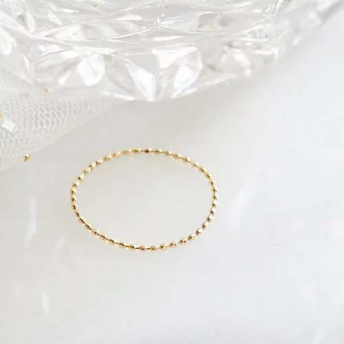 【フィービィー/phoebe】のK10カットボールチェーンリング 人気、トレンドファッション・服の通販 founy(ファニー) 　ファッション　Fashion　レディースファッション　WOMEN　おすすめ　Recommend　チェーン　Chain　other-2|ID: prp329100004566707 ipo3291000000032296509