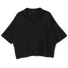 【パドカレ/pas de calais】の25SS綿麻天竺衿付きPO ブラック|ID: prp329100004567714 ipo3291000000032308040