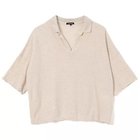 【パドカレ/pas de calais】の25SS綿麻天竺衿付きPO アイボリー|ID: prp329100004567714 ipo3291000000032308041