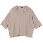 【パドカレ/pas de calais】の25SS綿麻天竺衿付きPO ベージュ|ID: prp329100004567714 ipo3291000000032308043