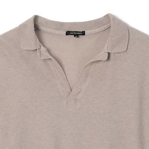 【パドカレ/pas de calais】の25SS綿麻天竺衿付きPO 人気、トレンドファッション・服の通販 founy(ファニー) 　ファッション　Fashion　レディースファッション　Fashion for Women　2025年　2025　2025春夏・S/S　Spring/Summer 2025 SS25　ポロシャツ　Polo Shirt, Collared Tee　洗える　Machine Washable　other-3|ID: prp329100004567714 ipo3291000000032308045