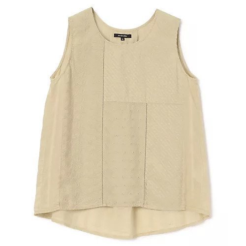 【パドカレ/pas de calais】の25SSコットンガーゼストライプBL インテリア・キッズ・メンズ・レディースファッション・服の通販 founy(ファニー) https://founy.com/ ファッション Fashion レディースファッション Fashion for Women 2025年 2025 2025春夏・S/S Spring/Summer 2025 SS25 ストライプ Stripe, Striped Pattern ノースリーブ Sleeveless, No-Sleeve パッチワーク Patchwork, Mixed Fabric フロント Front, Front Design レース Lace, Lace Fabric 洗える Machine Washable |ID: prp329100004567720 ipo3291000000032308076