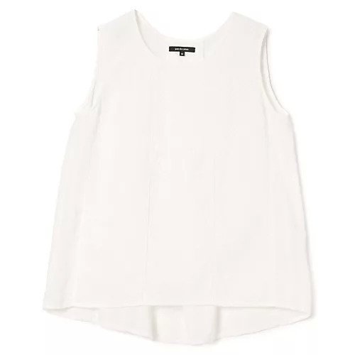 【パドカレ/pas de calais】の25SSコットンガーゼストライプBL インテリア・キッズ・メンズ・レディースファッション・服の通販 founy(ファニー) 　ファッション　Fashion　レディースファッション　Fashion for Women　2025年　2025　2025春夏・S/S　Spring/Summer 2025 SS25　ストライプ　Stripe, Striped Pattern　ノースリーブ　Sleeveless, No-Sleeve　パッチワーク　Patchwork, Mixed Fabric　フロント　Front, Front Design　レース　Lace, Lace Fabric　洗える　Machine Washable　サラシ|ID: prp329100004567720 ipo3291000000032308078