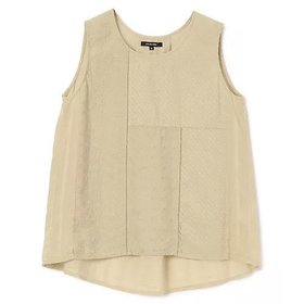 【パドカレ/pas de calais】の25SSコットンガーゼストライプBL 人気、トレンドファッション・服の通販 founy(ファニー) ファッション Fashion レディースファッション Fashion for Women 2025年 2025 2025春夏・S/S Spring/Summer 2025 SS25 ストライプ Stripe, Striped Pattern ノースリーブ Sleeveless, No-Sleeve パッチワーク Patchwork, Mixed Fabric フロント Front, Front Design レース Lace, Lace Fabric 洗える Machine Washable |ID:prp329100004567720