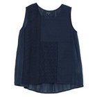 【パドカレ/pas de calais】の25SSコットンガーゼストライプBL ネイビー|ID: prp329100004567720 ipo3291000000036316247