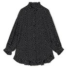 【ペールジュート/Pale Jute】のpolka dot frill long tail blouse II black|ID: prp329100004567722 ipo3291000000036266112