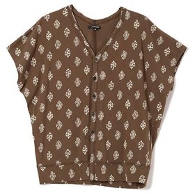 【パドカレ/pas de calais】 25SSパッチワークプリントCD人気、トレンドファッション・服の通販 founy(ファニー) ファッション Fashion レディースファッション Fashion for Women トップス・カットソー Cut & Sew Tops 2025年 2025 2025春夏・S/S Spring/Summer 2025 SS25 インド Indian Textile ウッド Wooden Design カーディガン Cardigan, Knitwear パッチワーク Patchwork, Mixed Fabric プリント Print, Printed Pattern 洗える Machine Washable |ID:prp329100004567725