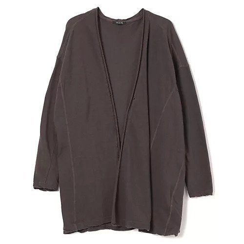 【パドカレ/pas de calais】の25SS綿麻天竺CD インテリア・キッズ・メンズ・レディースファッション・服の通販 founy(ファニー) 　ファッション　Fashion　レディースファッション　Fashion for Women　トップス・カットソー　Cut & Sew Tops　2025年　2025　2025春夏・S/S　Spring/Summer 2025 SS25　カーディガン　Cardigan, Knitwear　ロング　Long, Long-Length　切替　Switching, Contrast Panel　洗える　Machine Washable　チャコール|ID: prp329100004567726 ipo3291000000032308108