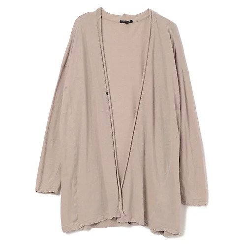 【パドカレ/pas de calais】の25SS綿麻天竺CD インテリア・キッズ・メンズ・レディースファッション・服の通販 founy(ファニー) 　ファッション　Fashion　レディースファッション　Fashion for Women　トップス・カットソー　Cut & Sew Tops　2025年　2025　2025春夏・S/S　Spring/Summer 2025 SS25　カーディガン　Cardigan, Knitwear　ロング　Long, Long-Length　切替　Switching, Contrast Panel　洗える　Machine Washable　ベージュ|ID: prp329100004567726 ipo3291000000032308109