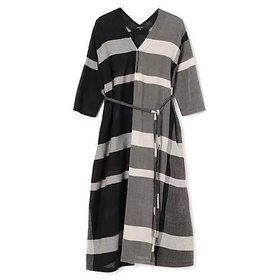 【パドカレ/pas de calais】 25SS綿麻先染めチェックOP人気、トレンドファッション・服の通販 founy(ファニー) ファッション Fashion レディースファッション Ladies' Fashion Online ワンピース Dress 2025年 2025 2025春夏・S/S Ss,Spring/Summer,2025 ストライプ Stripe チェック Check バランス Balance 洗える Washable |ID:prp329100004567733