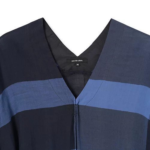 【パドカレ/pas de calais】の25SS綿麻先染めチェックOP 人気、トレンドファッション・服の通販 founy(ファニー) 　ファッション　Fashion　レディースファッション　Ladies' Fashion Online　ワンピース　Dress　2025年　2025　2025春夏・S/S　Ss,Spring/Summer,2025　ストライプ　Stripe　チェック　Check　バランス　Balance　洗える　Washable　other-3|ID: prp329100004567733 ipo3291000000032308143