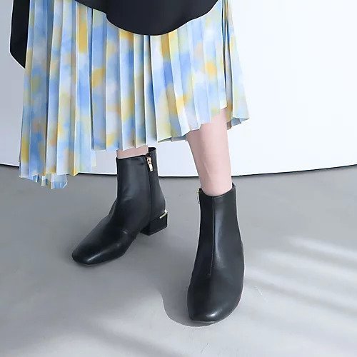【エンチャンテッド/enchanted】の【晴雨兼用】アクセントヒールサイドジップショートブーツ 人気、トレンドファッション・服の通販 founy(ファニー) 　ファッション　Fashion　レディースファッション　WOMEN　ショート　Short　ジップ　Zip　ジップアップ　Zip Up　ミドル　Middle　メタリック　Metallic　今季　This Season　夏　Summer　定番　Standard　other-3|ID: prp329100004567737 ipo3291000000032308162