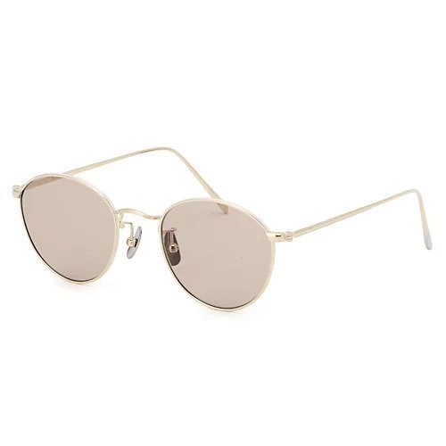 【ブラン/blanc】のBM007Li-サングラス インテリア・キッズ・メンズ・レディースファッション・服の通販 founy(ファニー) 　ファッション　Fashion　レディースファッション　WOMEN　サングラス/メガネ　Glasses　サングラス　Sunglasses　フレーム　Flame　メタル　Metal　リラックス　Relax　GOLD2 (offwhite)|ID: prp329100004567740 ipo3291000000032308172