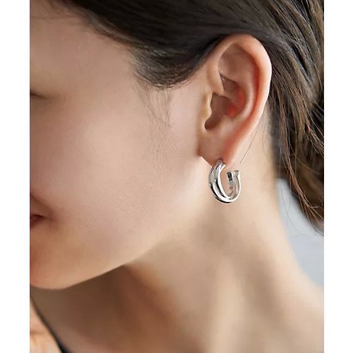 【スタイルデリ/STYLE DELI】の【金アレ対策】重なりフープステンレスピアス 人気、トレンドファッション・服の通販 founy(ファニー) 　ファッション　Fashion　レディースファッション　Fashion for Women　シンプル　Simple, Minimal　スポーツ　Sports, Activewear　タオル　Towel, Bath Towel　ハンド　Hand, Handmade　フープ　Hoop, Hoop Earrings　other-2|ID: prp329100004567744 ipo3291000000032308191