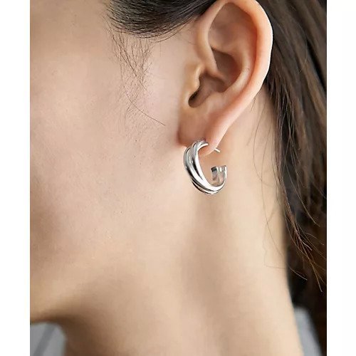 【スタイルデリ/STYLE DELI】の【金アレ対策】重なりフープステンレスピアス 人気、トレンドファッション・服の通販 founy(ファニー) 　ファッション　Fashion　レディースファッション　Fashion for Women　シンプル　Simple, Minimal　スポーツ　Sports, Activewear　タオル　Towel, Bath Towel　ハンド　Hand, Handmade　フープ　Hoop, Hoop Earrings　other-3|ID: prp329100004567744 ipo3291000000032308192