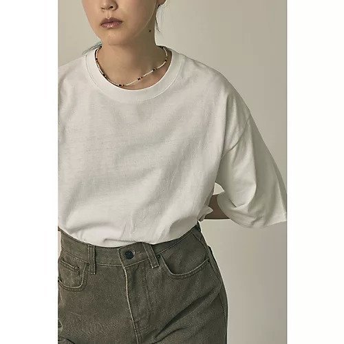 【マージュール/marjour】のHALF SLEEVE OVER TEE(25SS) 人気、トレンドファッション・服の通販 founy(ファニー) 　ファッション　Fashion　レディースファッション　Fashion for Women　トップス・カットソー　Cut & Sew Tops　インナー　Innerwear　サロペット　Overalls, Salopette　シアー　Sheer, See-Through　ショルダー　Shoulder, Shoulder Strap　ジャケット　Jacket, Outerwear　スタンダード　Standard, Basic　ストレッチ　Stretch, Stretchy Fabric　ドロップ　Drop Shoulder, Dropped Style　定番　Standard, Basic Item　ベーシック　Basic, Essential　ポケット　Pocket, Pocket Detail　夏　Summer　2025年　2025　2025春夏・S/S　Spring/Summer 2025 SS25　other-2|ID: prp329100004568686 ipo3291000000032321620