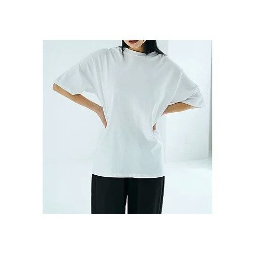 【マージュール/marjour】のHALF SLEEVE OVER TEE(25SS) 人気、トレンドファッション・服の通販 founy(ファニー) 　ファッション　Fashion　レディースファッション　Fashion for Women　トップス・カットソー　Cut & Sew Tops　インナー　Innerwear　サロペット　Overalls, Salopette　シアー　Sheer, See-Through　ショルダー　Shoulder, Shoulder Strap　ジャケット　Jacket, Outerwear　スタンダード　Standard, Basic　ストレッチ　Stretch, Stretchy Fabric　ドロップ　Drop Shoulder, Dropped Style　定番　Standard, Basic Item　ベーシック　Basic, Essential　ポケット　Pocket, Pocket Detail　夏　Summer　2025年　2025　2025春夏・S/S　Spring/Summer 2025 SS25　other-3|ID: prp329100004568686 ipo3291000000036039118