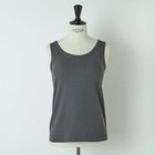 【ブラデリスニューヨークピース/BRADELIS New York peace】の【LEE別注】【洗える】【接触冷感】【吸汗速乾】【UVカット】楽なのに補整!ブラ付きリブタンクトップ チャコール|ID: prp329100004570035 ipo3291000000036297540