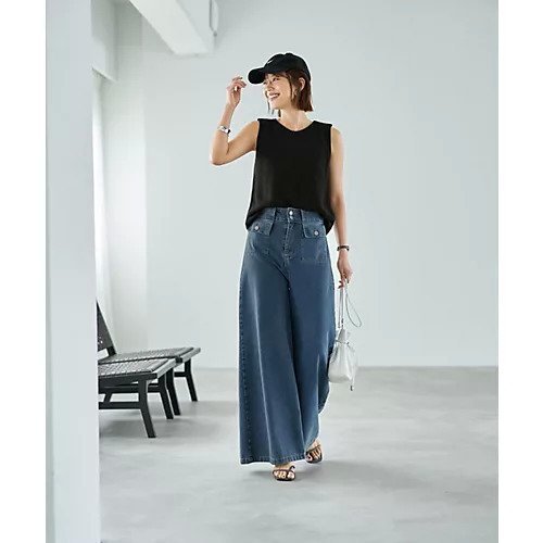【スタイルデリ/STYLE DELI】のエフォートレス落ち感ニットタンクトップ 人気、トレンドファッション・服の通販 founy(ファニー) 　ファッション　Fashion　レディースファッション　WOMEN　トップス・カットソー　Tops/Tshirt　ニット　Knit Tops　イエロー　Yellow　インナー　Inner　カットソー　Cut And Sew　キャミソール　Camisole　サロペット　Overalls　シンプル　Simple　ジャケット　Jacket　スリット　Slit　タンク　Tank　定番　Standard　ノースリーブ　No Sleeve　夏　Summer　other-2|ID: prp329100004570037 ipo3291000000032334577