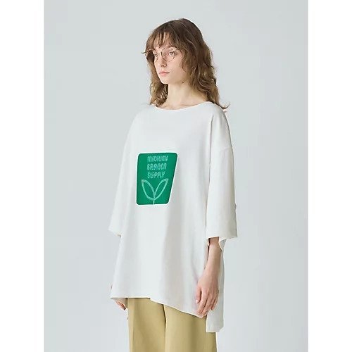 【ミディウミ/MidiUmi】のガーデンプリントTシャツ 人気、トレンドファッション・服の通販 founy(ファニー) 　ファッション　Fashion　レディースファッション　Fashion for Women　トップス・カットソー　Cut & Sew Tops　シャツ・ブラウス・オフィスカジュアル　Elegant Blouses & Button-Ups　ロングTシャツ・Tシャツ　Longline T-Shirts & Tees　おすすめ　Recommended / Our Picks　ガーデン　Garden, Gardening　チュニック　Tunic, Long Top　ビンテージ　Vintage, Retro Style　プリント　Print, Printed Pattern　夏　Summer　other-3|ID: prp329100004570040 ipo3291000000032334604