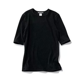 【トゥエルブクローゼット/12closet】 【福田麻琴さんコラボ】【洗える】ジュエリー映えする 究極のリブTシャツ人気、トレンドファッション・服の通販 founy(ファニー) ファッションモデル・俳優・女優 Models 女性 Women 福田麻琴 Fukuda Makoto ファッション Fashion レディースファッション Fashion for Women トップス・カットソー Cut & Sew Tops シャツ・ブラウス・オフィスカジュアル Elegant Blouses & Button-Ups ロングTシャツ・Tシャツ Longline T-Shirts & Tees なめらか Smooth, Silky Texture コラボ Collaboration, Collab シェイプ Shape, Slim Fit ジュエリー Jewelry, Accessories ボーダー Border, Stripe 夏 Summer 洗える Machine Washable 無地 Plain, Solid Color |ID:prp329100004570044