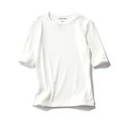【トゥエルブクローゼット/12closet】の【福田麻琴さんコラボ】【洗える】ジュエリー映えする 究極のリブTシャツ ホワイト|ID: prp329100004570044 ipo3291000000036325788