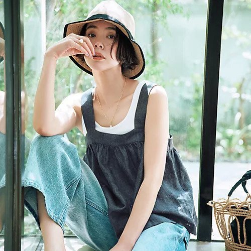 【トゥエルブクローゼット/12closet】の【洗える】ヨーロピアンリネンキャミソール 人気、トレンドファッション・服の通販 founy(ファニー) 　ファッション　Fashion　レディースファッション　Ladies' Fashion Online　トップス・カットソー　Tops/Tshirt　キャミソール / ノースリーブ　No Sleeves　キャミ　Cami　ギャザー　Gather　タンク　Tank　デニム　Denim　バランス　Balance　フェミニン　Feminine　ボトム　Bottom　ラップ　Wrap　定番　Standard　洗える　Washable　other-3|ID: prp329100004570050 ipo3291000000032334682