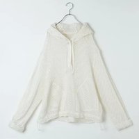 【エミ/emmi】の【洗える】メッシュフーディートップス 人気、トレンドファッション・服の通販 founy(ファニー) ファッション Fashion レディースファッション WOMEN トップス・カットソー Tops/Tshirt ボトム Bottom メッシュ Mesh ルーズ Loose 夏 Summer 洗える Washable |ID:prp329100004570052