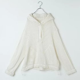 【エミ/emmi】の【洗える】メッシュフーディートップス 人気、トレンドファッション・服の通販 founy(ファニー) ファッション Fashion レディースファッション Fashion for Women トップス・カットソー Cut & Sew Tops ボトム Bottoms, Lower Wear メッシュ Mesh, Net Fabric ルーズ Loose, Oversized 夏 Summer 洗える Machine Washable |ID:prp329100004570052