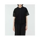 【ミズイロ インド/mizuiro ind】のタイルレースシャツ 人気、トレンドファッション・服の通販 founy(ファニー) ファッション Fashion レディースファッション Fashion for Women トップス・カットソー Cut & Sew Tops シャツ・ブラウス・オフィスカジュアル Elegant Blouses & Button-Ups インナー Innerwear ベーシック Basic, Essential レギュラー Regular, Standard Fit レース Lace, Lace Fabric エレガント 上品 Elegant thumbnail ブラック|ID: prp329100004570069 ipo3291000000032334821