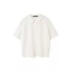 【ミズイロ インド/mizuiro ind】のタイルレースシャツ 人気、トレンドファッション・服の通販 founy(ファニー) ファッション Fashion レディースファッション Fashion for Women トップス・カットソー Cut & Sew Tops シャツ・ブラウス・オフィスカジュアル Elegant Blouses & Button-Ups インナー Innerwear ベーシック Basic, Essential レギュラー Regular, Standard Fit レース Lace, Lace Fabric エレガント 上品 Elegant thumbnail アイボリー|ID: prp329100004570069 ipo3291000000032334823