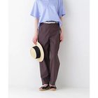 【ヒューマンウーマン/HUMAN WOMAN】のクールマックス混ストレートパンツ ブラウン|ID: prp329100004570079 ipo3291000000032334894