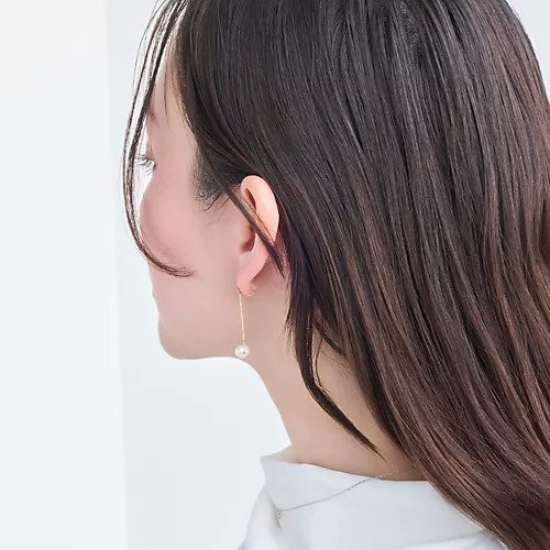 【フィービィー/phoebe】の【痛くないシリーズ/金属アレルギー対応】トライアングルコットンパールライトフィットイヤリング 人気、トレンドファッション・服の通販 founy(ファニー) 　ファッション　Fashion　レディースファッション　Fashion for Women　ジュエリー　Jewelry　ファッションリング　Fashion Rings　イヤリング・フープ・ドロップタイプ　Hoop, Drop & Clip Earrings　イヤリング　Earrings　ガラス　Glass, Glassware　クリスタル　Crystal, Swarovski　チェーン　Chain, Chain Strap　トライアングル　Triangle, Triangular Shape　パール　Pearl, Pearl Accent　フォルム　Silhouette, Form　フォーマル　Formal, Dressy　ワンポイント　One Point, Statement Accent　軽量　Lightweight, Ultra Light　other-2|ID: prp329100004570223 ipo3291000000032336187