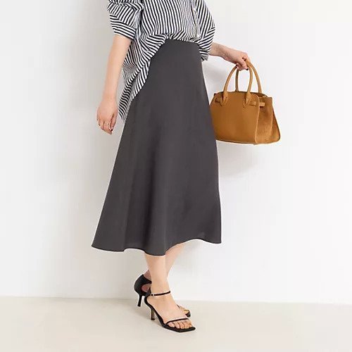 【ノーリーズソフィー/NOLLEY'S sophi】のウォッシャブル麻調フレアスカート インテリア・キッズ・メンズ・レディースファッション・服の通販 founy(ファニー) 　ファッション　Fashion　レディースファッション　Fashion for Women　スカート　Skirts　Aライン・フレアスカート　A-Line & Flared Skirts　2025年　2025　2025春夏・S/S　Spring/Summer 2025 SS25　おすすめ　Recommended / Our Picks　ウォッシャブル　Machine Washable　シンプル　Simple, Minimal　フレア　Flare, Flared　ビジネス 仕事 通勤　Business / Work / Commuting　チャコールグレー|ID: prp329100004571535 ipo3291000000032347443