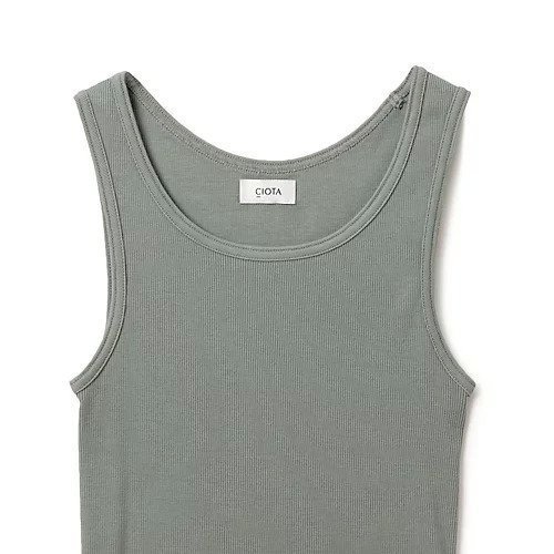 【シオタ/CIOTA】のRibbed Tank Top 人気、トレンドファッション・服の通販 founy(ファニー) 　ファッション　Fashion　レディースファッション　WOMEN　ワンピース　Dress　ストレッチ　Stretch　タンク　Tank　テレコ　Tereko　フィット　Fit　other-3|ID: prp329100004571732 ipo3291000000032349337