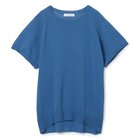 【スアデオ/suadeo】の【洗える】吸水速乾和紙五分袖プルオーバー ブルー|ID: prp329100004571739 ipo3291000000032629694