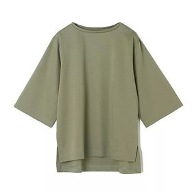 【ルームエイト/Room no.8】 ハーフスリーブトップス人気、トレンドファッション・服の通販 founy(ファニー) ファッション Fashion レディースファッション Fashion for Women トップス・カットソー Cut & Sew Tops おすすめ Recommended / Our Picks エレガント 上品 Elegant シンプル Simple, Minimal スリット Slit, Slit Detail バランス Balance, Style Balance 洗える Machine Washable |ID:prp329100004571745