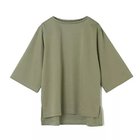 【ルームエイト/Room no.8】のハーフスリーブトップス 人気、トレンドファッション・服の通販 founy(ファニー) ファッション Fashion レディースファッション Fashion for Women トップス・カットソー Cut & Sew Tops おすすめ Recommended / Our Picks エレガント 上品 Elegant シンプル Simple, Minimal スリット Slit, Slit Detail バランス Balance, Style Balance 洗える Machine Washable thumbnail カーキ|ID: prp329100004571745 ipo3291000000033726773