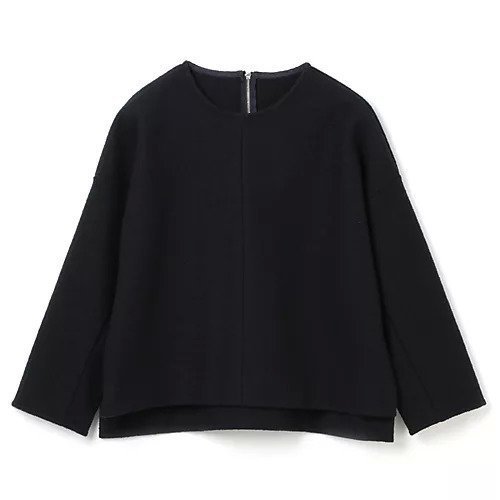 【エムセブンデイズ/M7days】のブークレージャージートップス インテリア・キッズ・メンズ・レディースファッション・服の通販 founy(ファニー) 　ファッション　Fashion　レディースファッション　Ladies' Fashion Online　トップス・カットソー　Tops/Tshirt　コンパクト　Compact　セットアップ　Set Up　バランス　Balance　ボックス　Box　ボトム　Bottom　洗える　Washable　ネイビー|ID: prp329100004571753 ipo3291000000032630278
