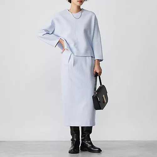 【エムセブンデイズ/M7days】のブークレージャージートップス 人気、トレンドファッション・服の通販 founy(ファニー) 　ファッション　Fashion　レディースファッション　Ladies' Fashion Online　トップス・カットソー　Tops/Tshirt　コンパクト　Compact　セットアップ　Set Up　バランス　Balance　ボックス　Box　ボトム　Bottom　洗える　Washable　other-2|ID: prp329100004571753 ipo3291000000032630281